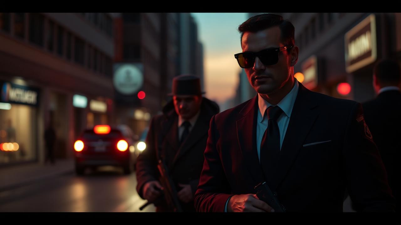 Close protection operative in urban environment
